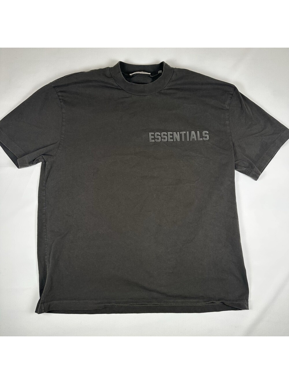Fear Of God Essentials Grey Spellout T-Shirt Size XXXL 3XL
